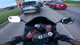 Yamaha R6 Speed Run