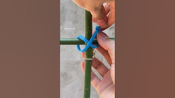 Best Way to Secure Bamboo with Zip Ties - Simple and Effective Guide! #knotting #knottying