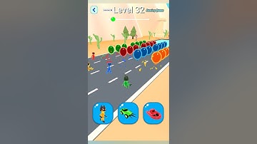 Shape shifting game level-32 hyper casual game #shapeshifting #funny #gameplay #gaming #shorts