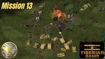 C&C Tiberian Dawn Redux - GDI Campaign - Mission 13 (Zero Hour Mod) 4K/Gameplay/PC (ENGLISH)
