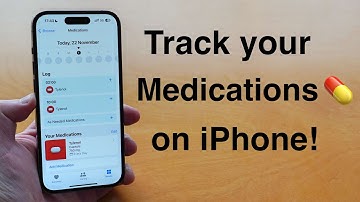 How to Track your Medications on iPhone!!