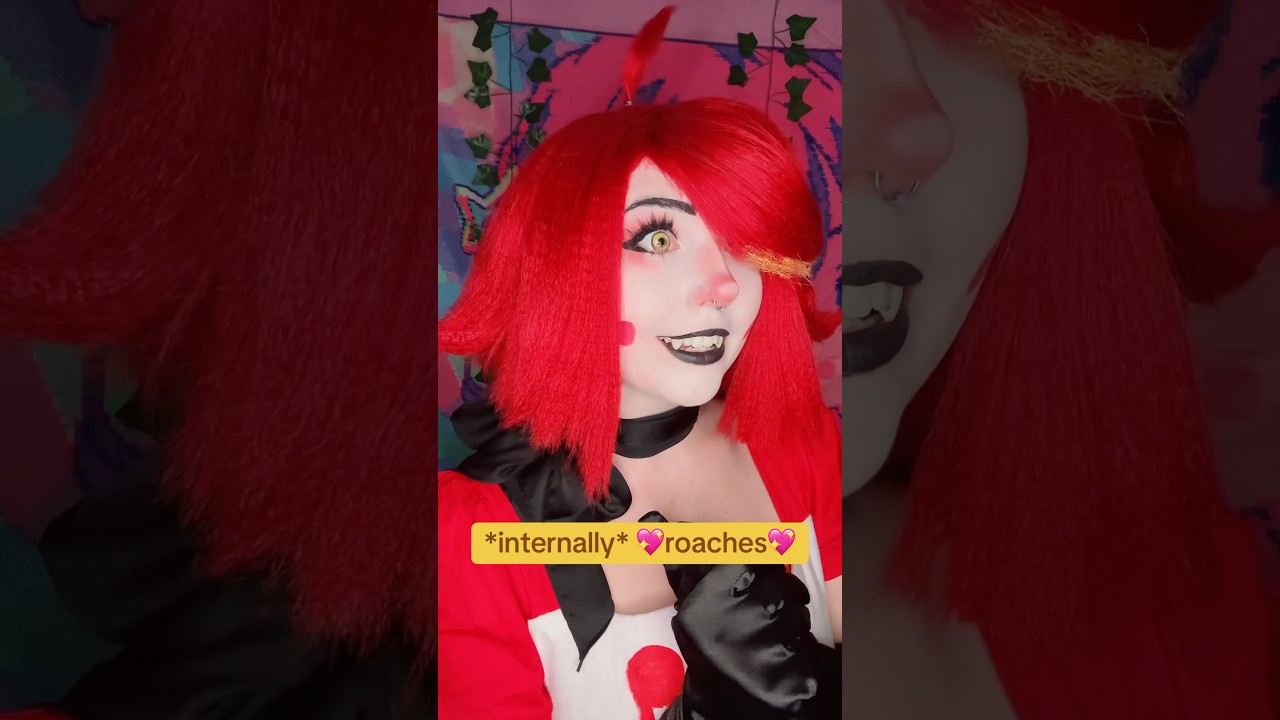 🪳💖🪳💖🪳💖🪳💖#cosplay #cosplayer #cosplaygirl #hazbinhotel #hazbinhotelcosplay #niffty #makeup