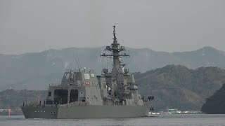 M210212C 海上自衛隊舞鶴基地 護衛艦『ふゆづき』 入港