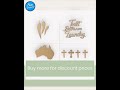 Bee Flower Floral Art Plywood MDF Acrylic Laser Cut