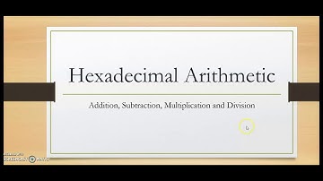 Hexadecimal Arithmetic_ KTU ECT 203 LCD Module 1