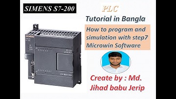 Simulation of Siemens PLC S7-200 Model CPU with Step-7 Microwin software & offline simulator