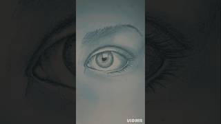"Realistic Eye Drawing 👁️ | Pencil Sketch Art Tutorial✏️easy eye sketch rainbow colors gallery #art