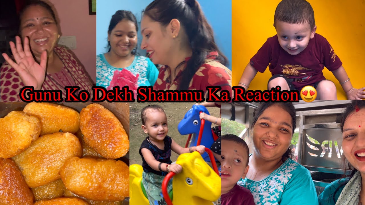 Shammu Gunu Se Mila 100 Saal Bad😍Jyoti Ke Ghar Jakar Maja Hi Agaya❤️ll Saasbahuvlog ll Foodie Gd ll