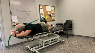 Self quad contract relax PNF stretch