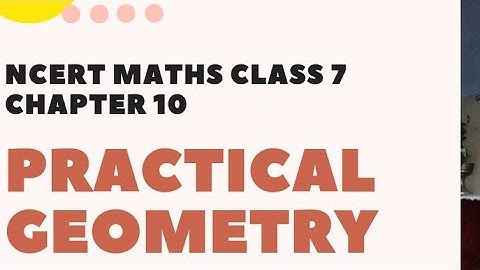 NCERT Maths Class 7 Chapter 10 Practical geometry. Ex. 10.4