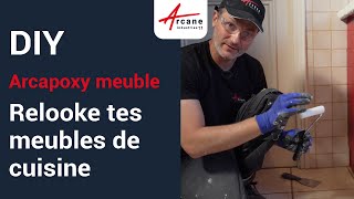 Peinture meuble cuisine : tuto complet avec résine époxy (DIY facile)