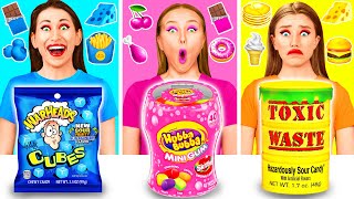 Nourriture des Mêmes Couleurs Défi | Situations Alimentaires Amusantes par Crazy DO