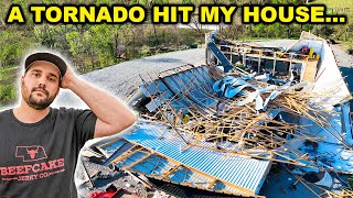 a tornado hit my house image