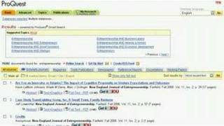 ABI Inform Topic Search