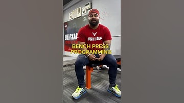 Basic bench press training program for beginners ✌️