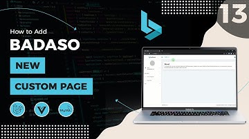13. How to Add New Custom Pages - Badaso Getting Started