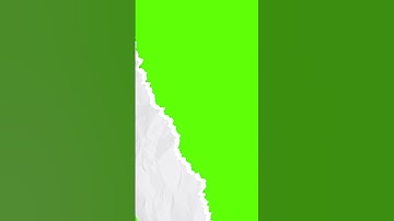Green Screen Ripped Paper Background Animated Video Loop | Copyright-Free | Full HD