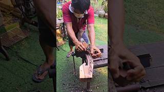 Planing Hardwood with a Traditional Thai Hand Plane