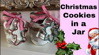 Christmas Cookies In Jar - Ideal Gift