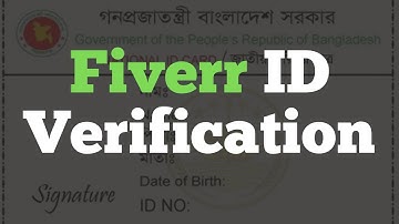 Fiverr NID Verification Bangla: How To Verify Your Identity On Fiverr 2021 | RH TECH