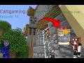 Cattgaming: Minecraft with LizaRhonda, episode 3. Building up the house between the river