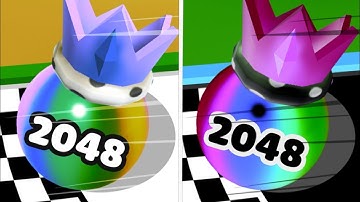 Ball Merge 2048 vs Reverse Gameplay Ball Colour Run walkthrough , iOS Android New Update  part : 486