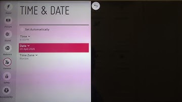 How to Change Date and Time Settings in LG LED Smart TV? (LG39LB650V)