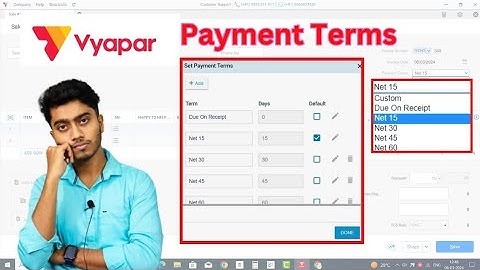 Vyapar App Payment Term Kaise Add Kare| Bill Mein Due Date Kaise De| SM INFOTECH
