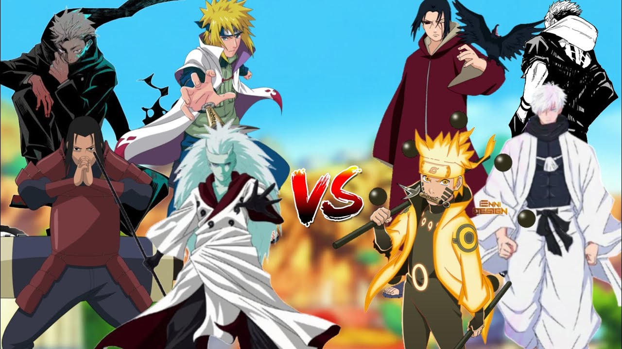 Yuji 🆚️ Itachi | Hashirama 🆚️ Sukuna | Madara 🆚️ Gojo | Naruto 🆚️ Minato #naruto