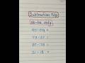 #SubtractionTrick#Mathshort #MathsMadeEasy #LearnMath #QuickMaths #BrainBoost #StudySmart