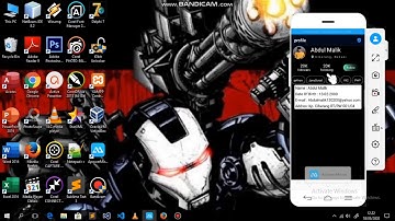 Biografi profil UI menggunakan visual studio code dengan flutter