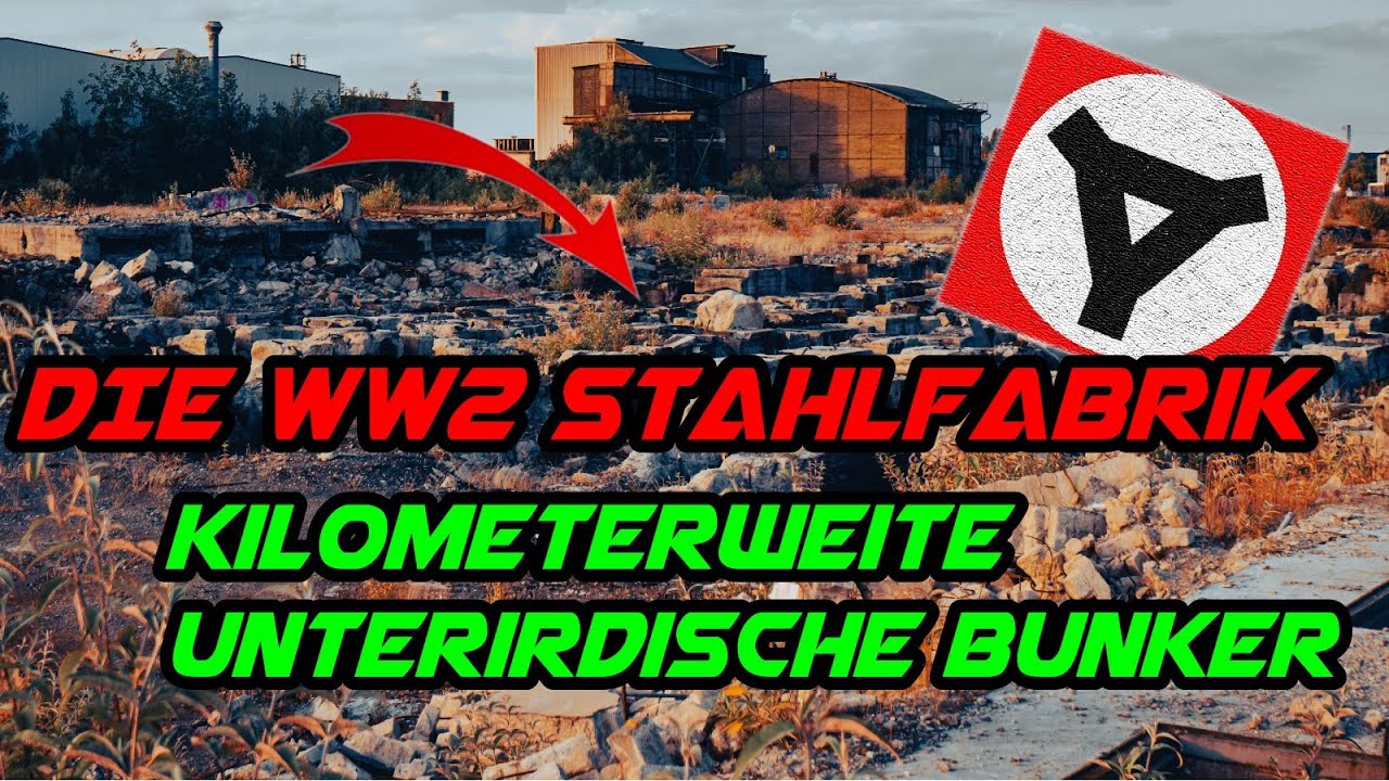 HITLERS STAHLWERK - VERLAUFEN in unterirdischer BUNKERANLAGE (Kilometerweit)