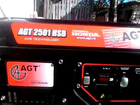 Бензинов монофазен генератор AGT 2501 HSB SE #_JvfSLSe7eQ