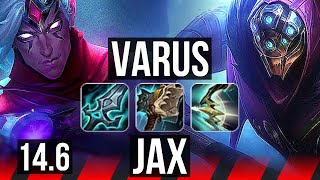 VARUS vs JAX (TOP) | 10/2/1, 300+ games | KR Grandmaster | 14.6