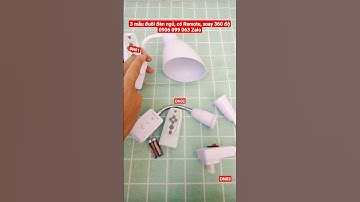 Ba mẫu đuôi đèn ngủ, xoay 360 độ, có remote tiện dụng. #thietbidienthanhtam #duoiden