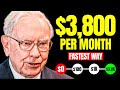 Warren Buffett: This Is The Fastest Way To Live Off Dividends! ($3800/Month)