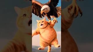 Funny Cat Vs Eagle Adventure Tiger, Elephant & Crocodile Chase