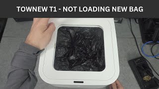 Townew T1 - automatic bin / trashcan - repair not replacing bag issue -  swap suction blower