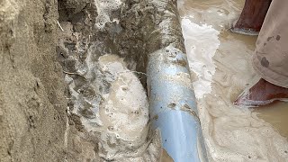 How to repair a broken/punctured sprinkler line in 1 Minute | 3 Easy Steps
