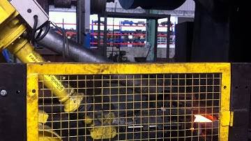 Mahajan Automation, Pune Used Fanuc R-2000iA/165F RJ3iB robot for Forging Application