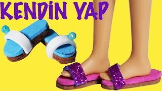 Barbie Bebekleri Için Terlik Yapımı Nasıl Yapılır Evciliktv Kendin Yap