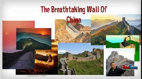 The Breathtaking Great Wall Of China.