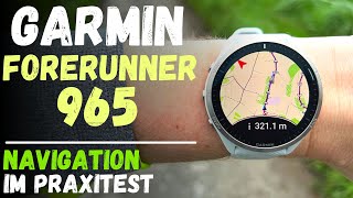 Garmin Forerunner 965 Navigation im Test deutsch