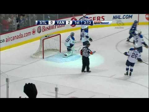 Canucks Vs Blues - Sami Salo 2-0 Goal - 02.24.11 - HD