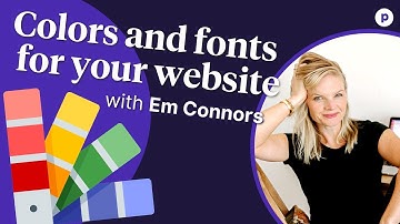 How to choose your website colors and fonts