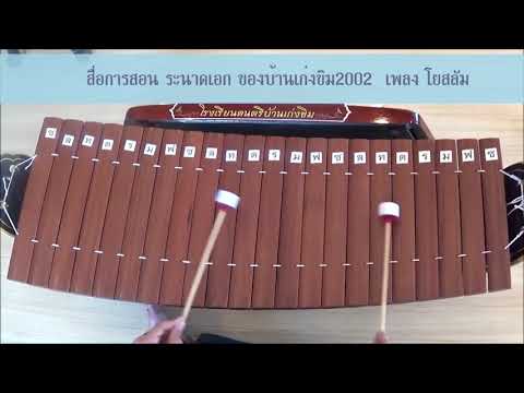 สื่อการสอน ระนาดเอก เพลง โยสลัม ของบ้านเก่งขิม 2002