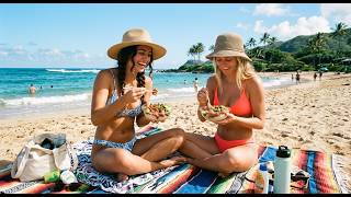 The Ultimate Hawaii Routine: Foodland Poke Bowls + Oahu’s Best Beach 🏖️🔥#shorts screenshot 5