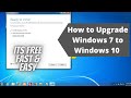 How to Upgrade Windows 7 to Windows 10 | Its FREE, FAST & Easy