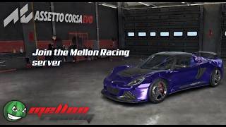 VR Ultra Graphics 5090 9950X3D Pimax Hosting Daily Races MellonRacing.com Assetto Corsa EVO