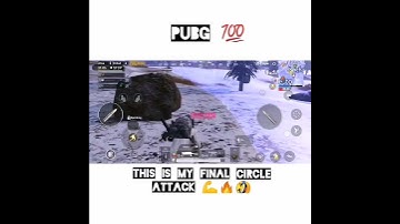 My Final circle attack in PUBG😍🔥 Winner winner chicken dinner🗿#arunramya #pubg #shorts #gaming #love